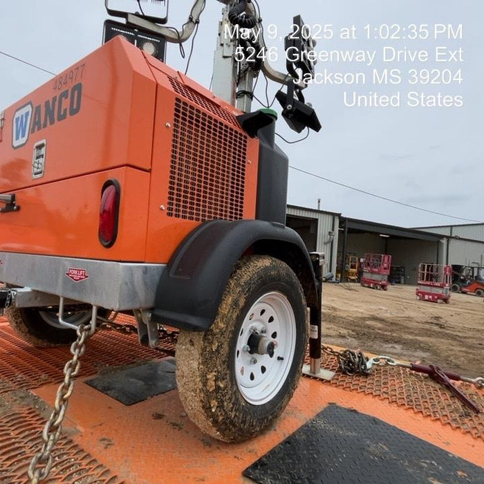 2025 Wanco WLTT-4MM4K Diesel, Mitsubishi L2E, 9.0HP @1800 rpm, Deep Sea Controller, Shore Power Plug, Auto Start, (4) 350W LED Floodlights, 4kW Generator, 60 Gal Fuel Tank, 2" Ball, T3