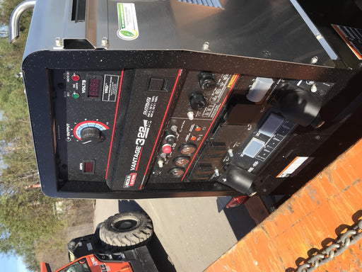 2019 Lincoln Electric Vantage 322 Welder Ready-Pak 3, Two wheel trailer, Fender and Light kit, Cable Rack