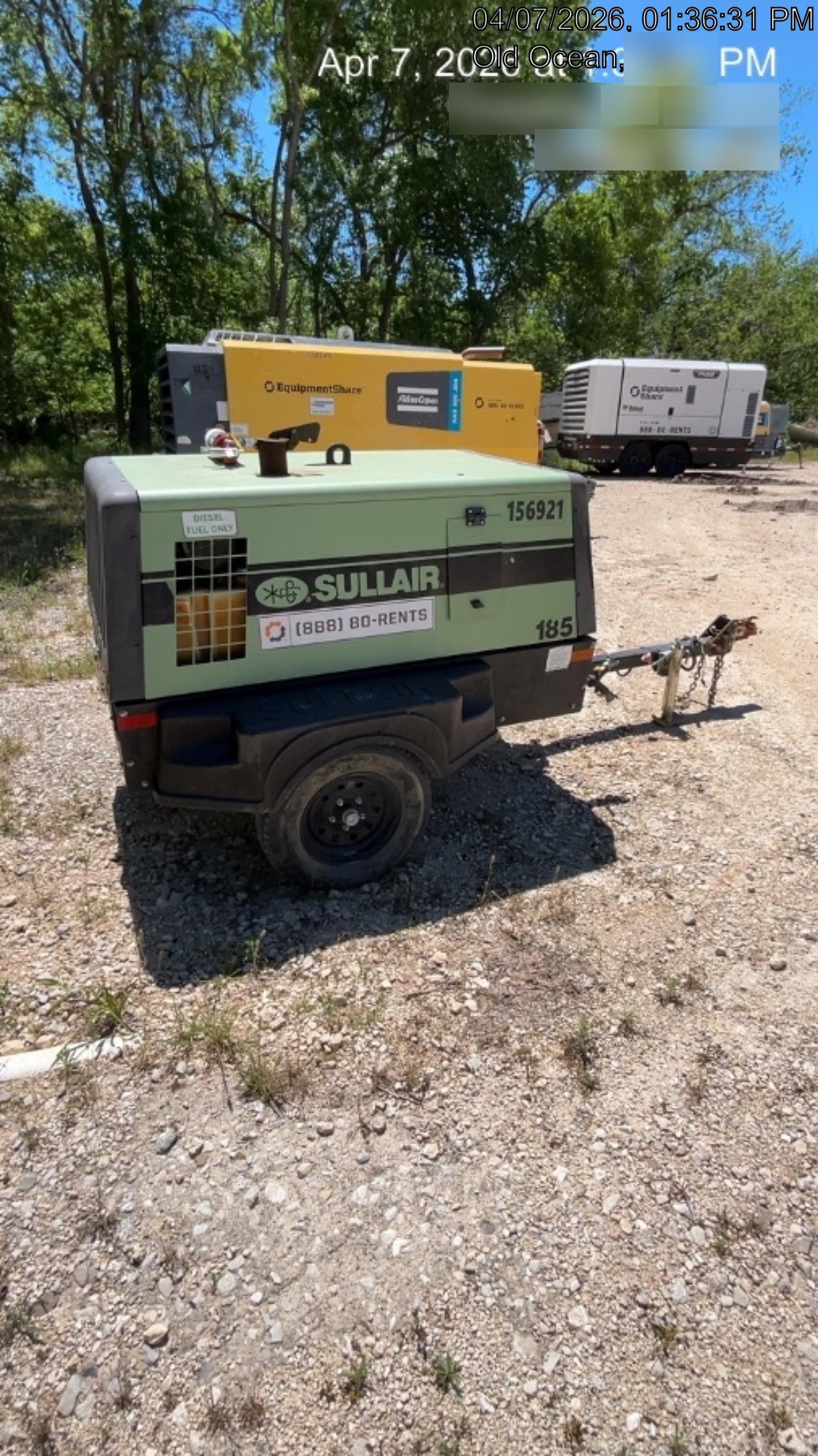 2021 SULLAIR 185D-DPQ KU4F