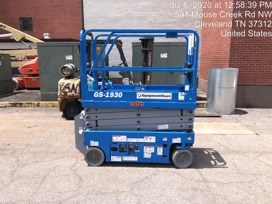 2020 Genie GS-1930 Fixed rails with chain entry gate - Pre A92.20