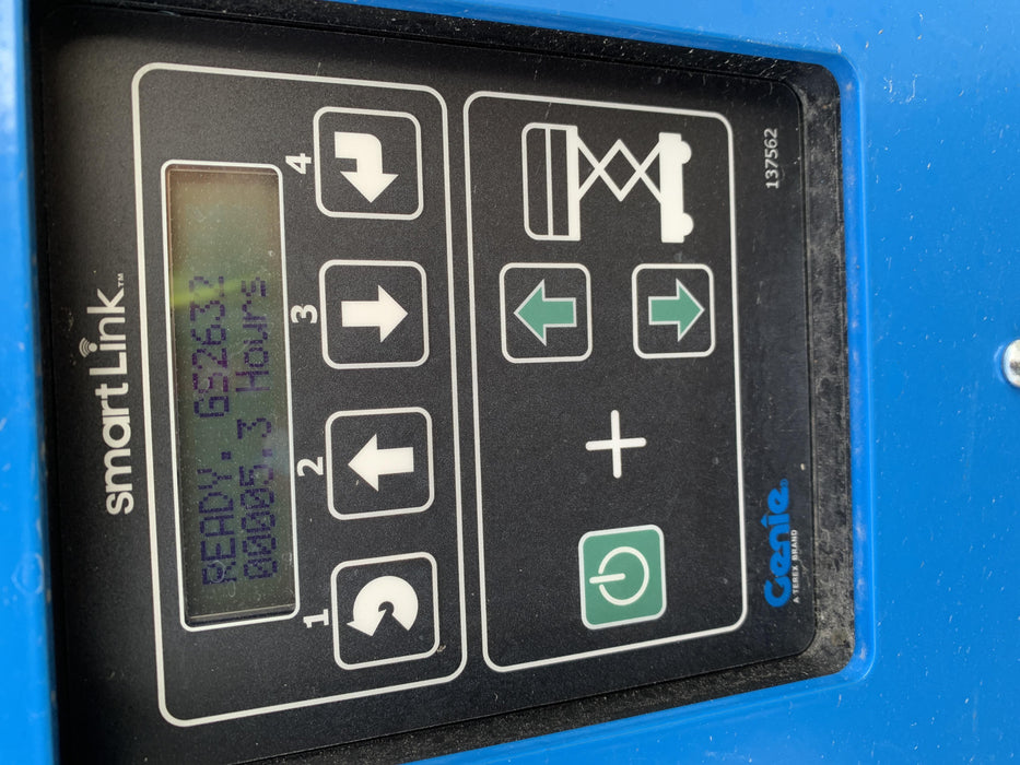 2020 Genie GS-2632 Solid NM Tires, Folding Rails with Half-Height Swing Gate, Beacon, 800W Invertor