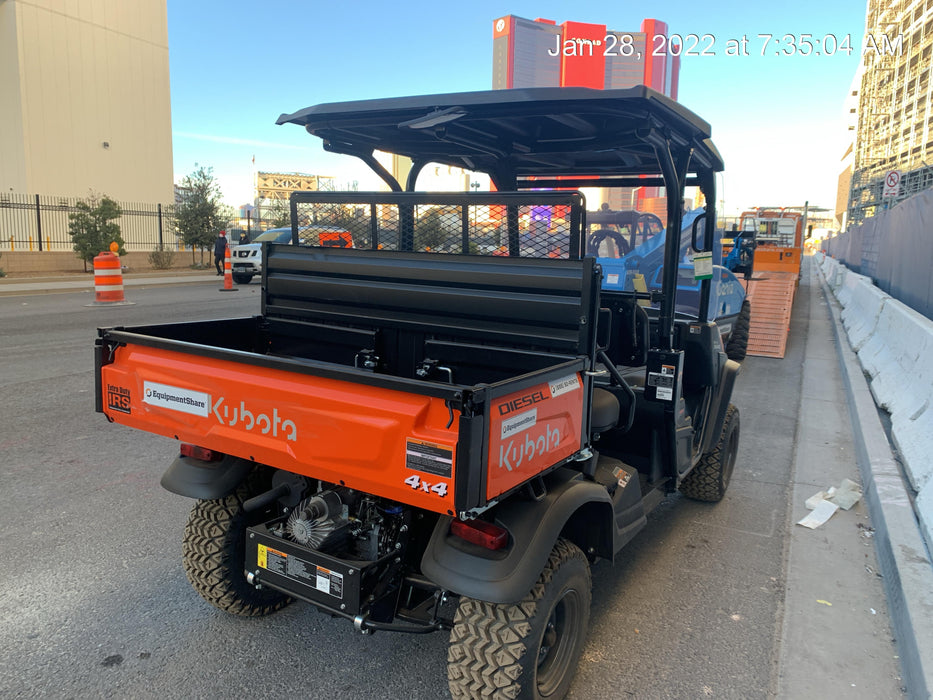 2022 Kubota RTV-X1140W-H Plastic Canopy, Windshield Acrylic Clear, LED Strobe Light, Wire Harness Kit, Back up Alarm