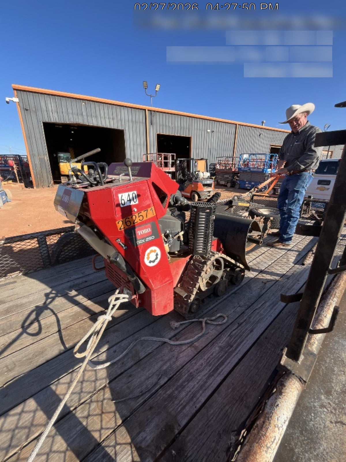 2022 TORO TRX-250