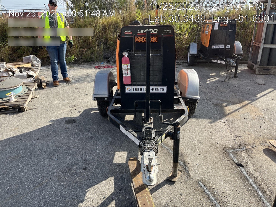 2022 Lincoln Electric LE400 Kubota V1505, Trlr, Cable Rack, Light Kit, ES Decals, T3