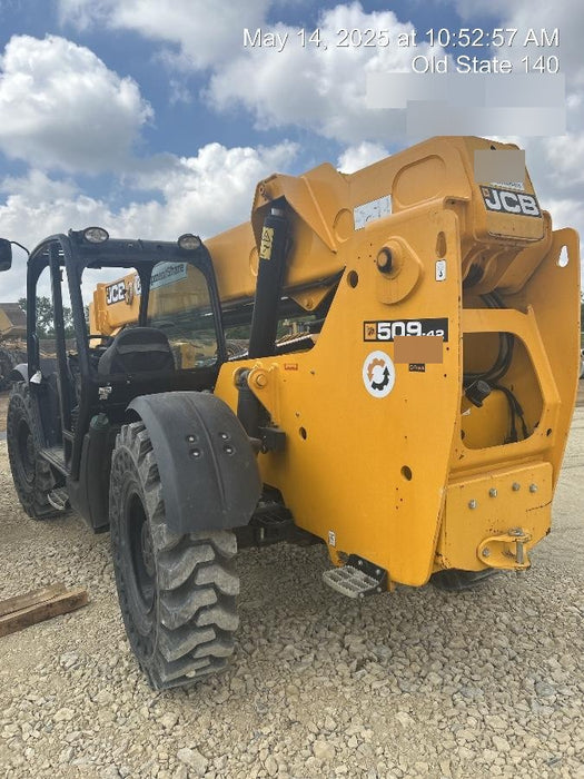 2020 JCB 509-42 Canopy, Solid Tires, Work Lights, Beacon, Aux Hydraulics, Back up Alarm, Lifting Eye, ES Decals