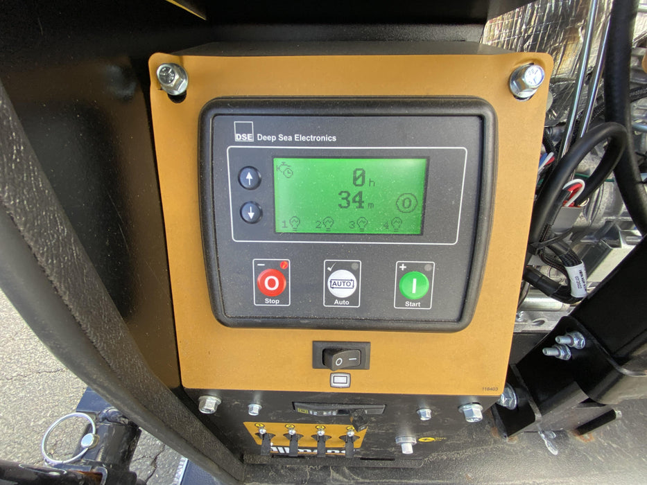 2022 Allmand NLV3GR (4) LED Light Fixture 350W, 23' Vertical Mast, 3kW Prime, Towable, ES Decals, T3