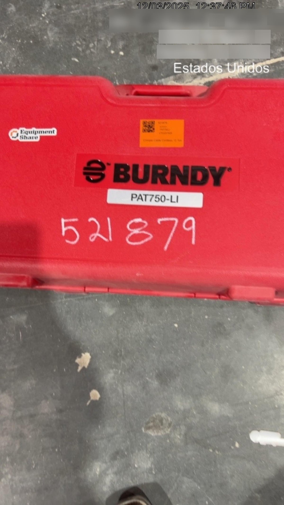 2025 BURNDY PAT750LI