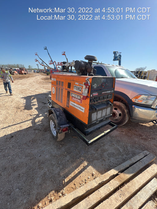 2021 Lincoln Electric Vantage 549X Ready Pak 3, ORANGE (includes trailer, cable rack, fender light kit)