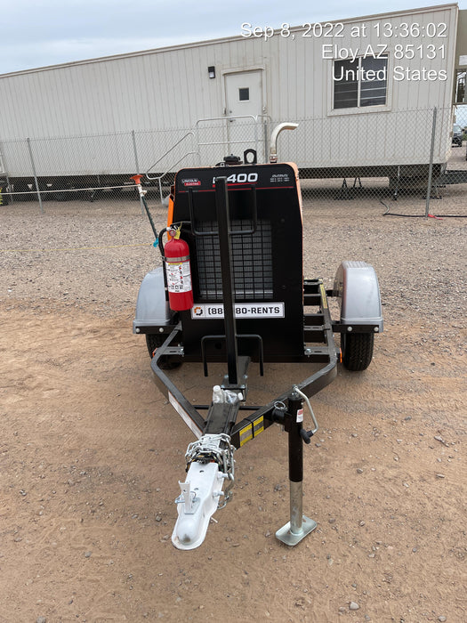 2022 Lincoln Electric LE400 Kubota V1505, Trlr, Cable Rack, Light Kit, ES Decals, T3