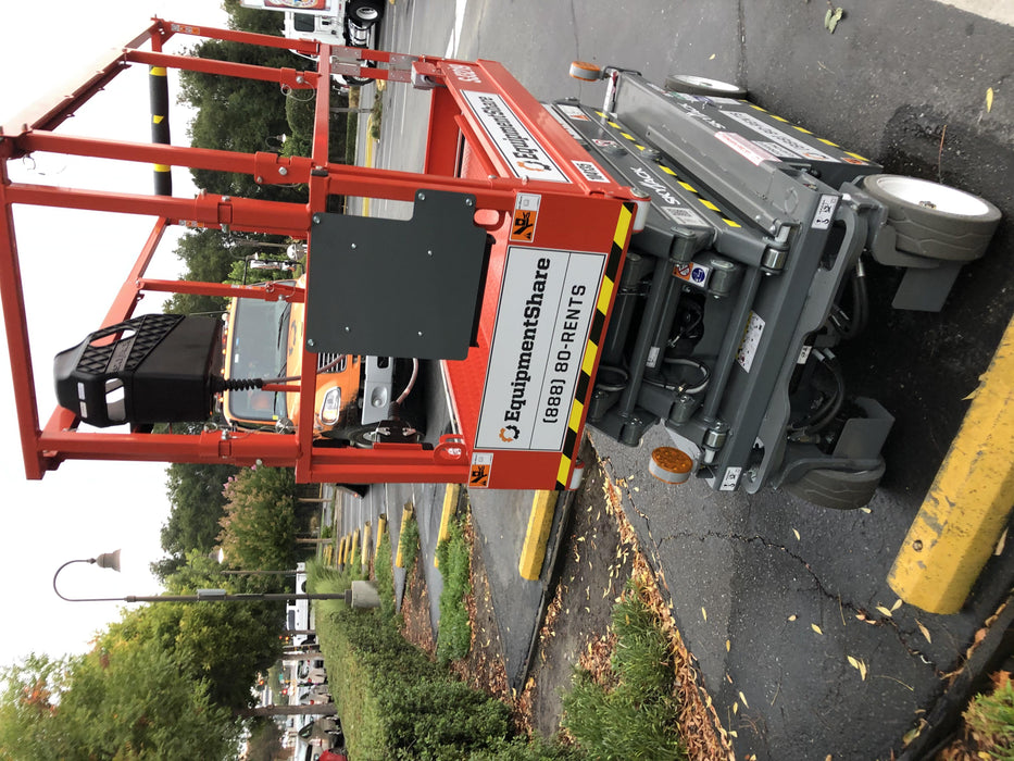 2020 Skyjack SJIII-3219 Solid NM Tires, Half height spring hinged entry gate, Dual Beacons, 800W Inverter