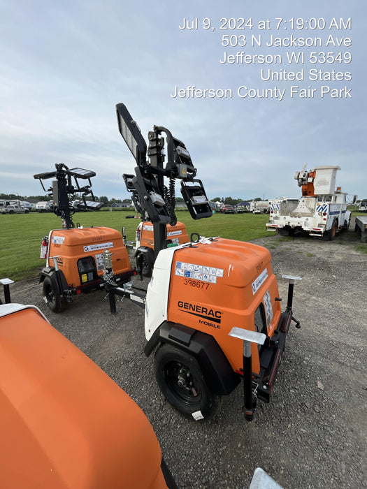 2024 Generac MLT2 Diesel, Flex Switch 120V Input, Powerzone Controller, 
(4) 320W LED Lights, 4kW Generator, 39.9 Gal Fuel Tank, 2" Ball, T3