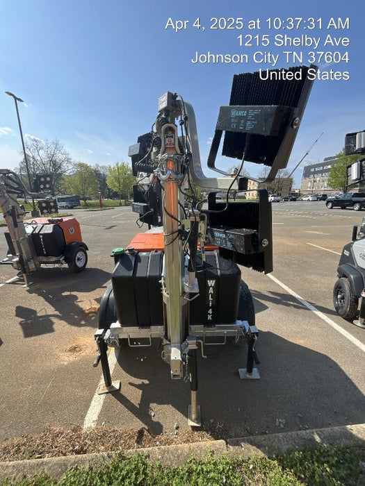 2025 Wanco WLTT-4MM4K Diesel, Mitsubishi L2E, 9.0HP @1800 rpm, Deep Sea Controller, Shore Power Plug, Auto Start, (4) 350W LED Floodlights, 4kW Generator, 60 Gal Fuel Tank, 2" Ball, T3