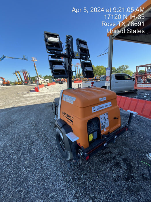 2024 Generac MLT2 Diesel, Flex Switch 120V Input, Powerzone Controller, 
(4) 320W LED Lights, 4kW Generator, 39.9 Gal Fuel Tank, 2" Ball, T3