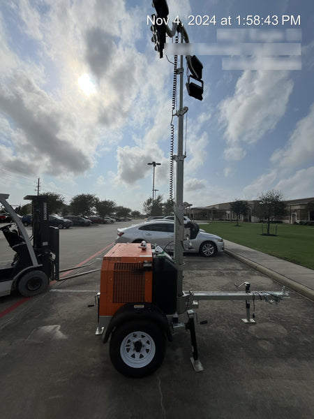 2024 Wanco WLTT-4MM4K Diesel, Deep Sea Controller, Shore Power Plug, Auto Start, (4) 350W LED Floodlights, 4kW Generator, 60 Gal Fuel Tank, 2" Ball, T3