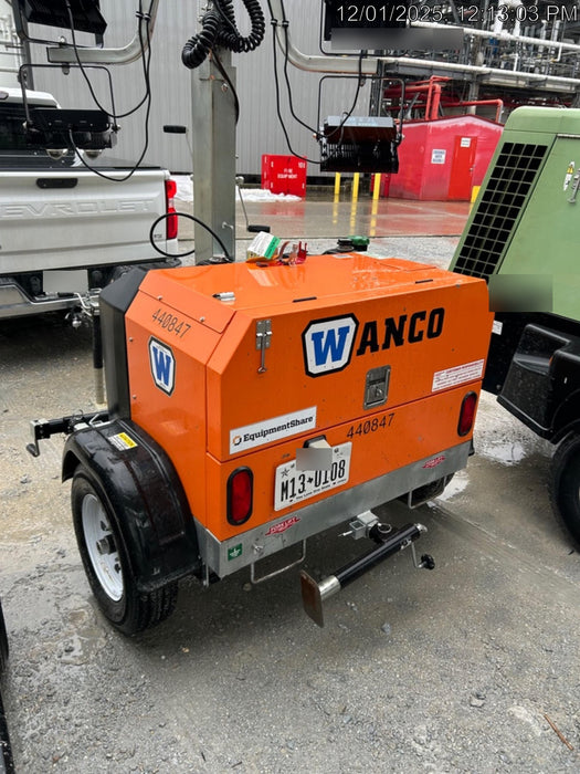 2024 Wanco WLTT-4MM4K Diesel, Deep Sea Controller, Shore Power Plug, Auto Start, (4) 350W LED Floodlights, 4kW Generator, 60 Gal Fuel Tank, 2" Ball, T3