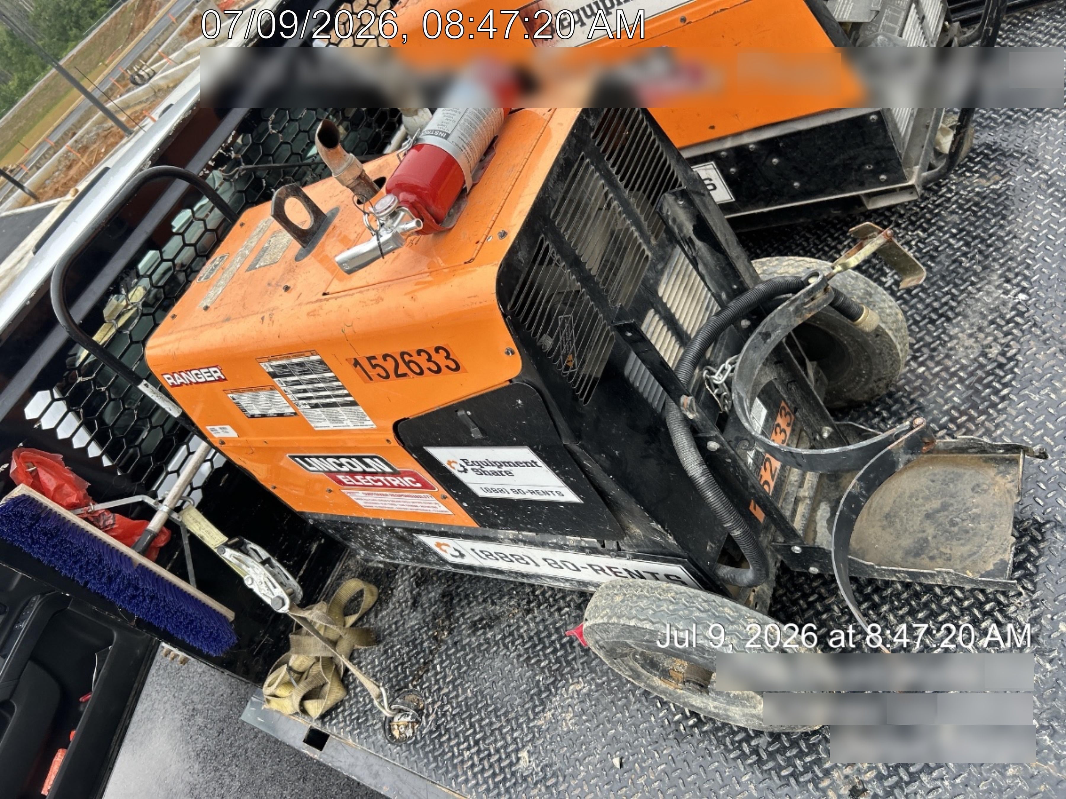 2021 Lincoln Electric Ranger 305 LPG LPG One-Pak (includes undercarriage, tank holder & tank strap) ORANGE
