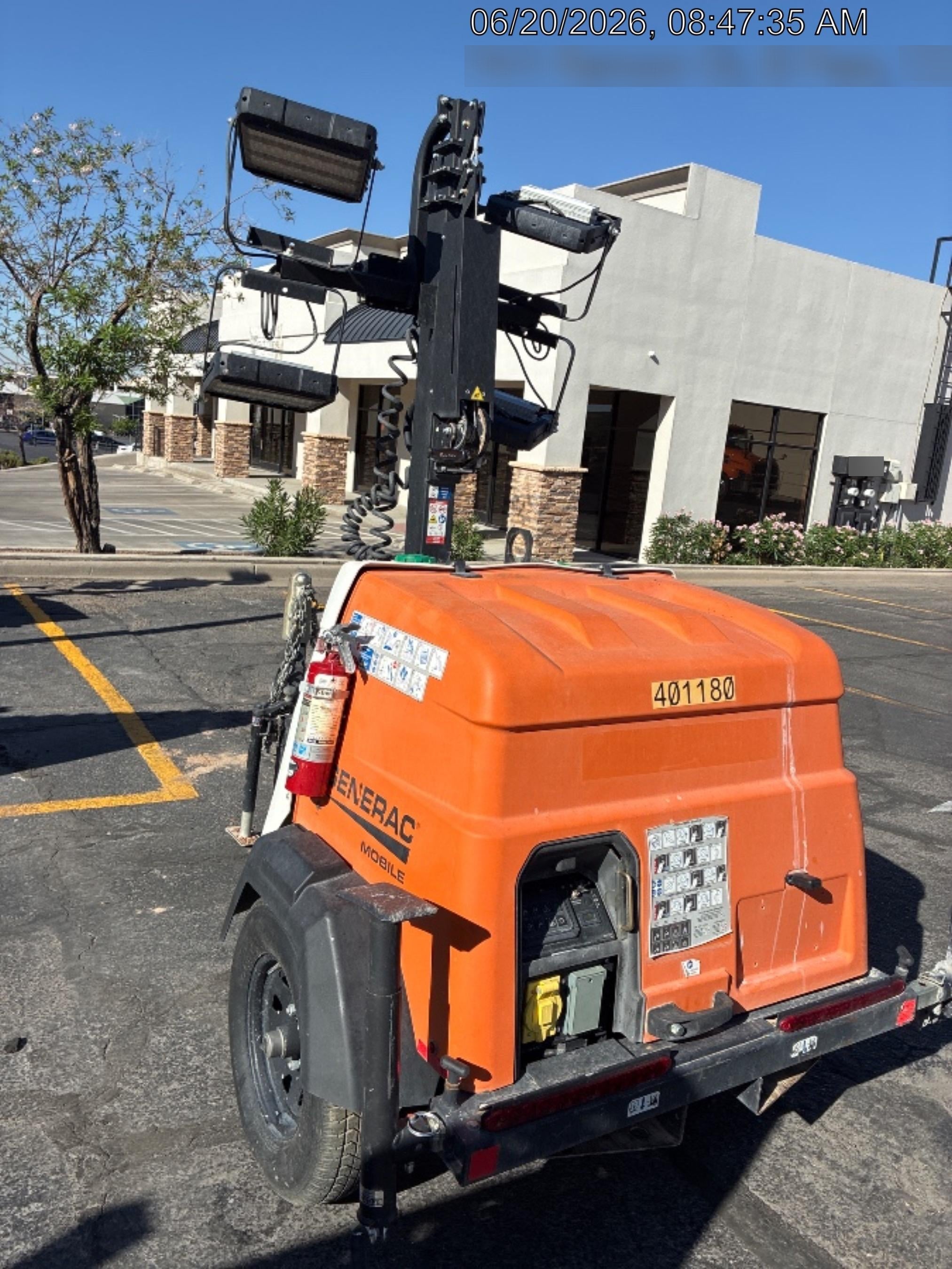 2024 Generac MLT2 Diesel, Flex Switch 120V Input, Powerzone Controller, 
(4) 320W LED Lights, 4kW Generator, 39.9 Gal Fuel Tank, 2" Ball, T3