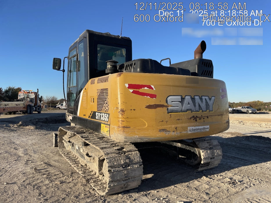 Sany SY135C SY135 Tier 4 - Cab, Hydraulic QC,  Buckets: 36" , Hydraulic Hammer 1,500 lb impact class