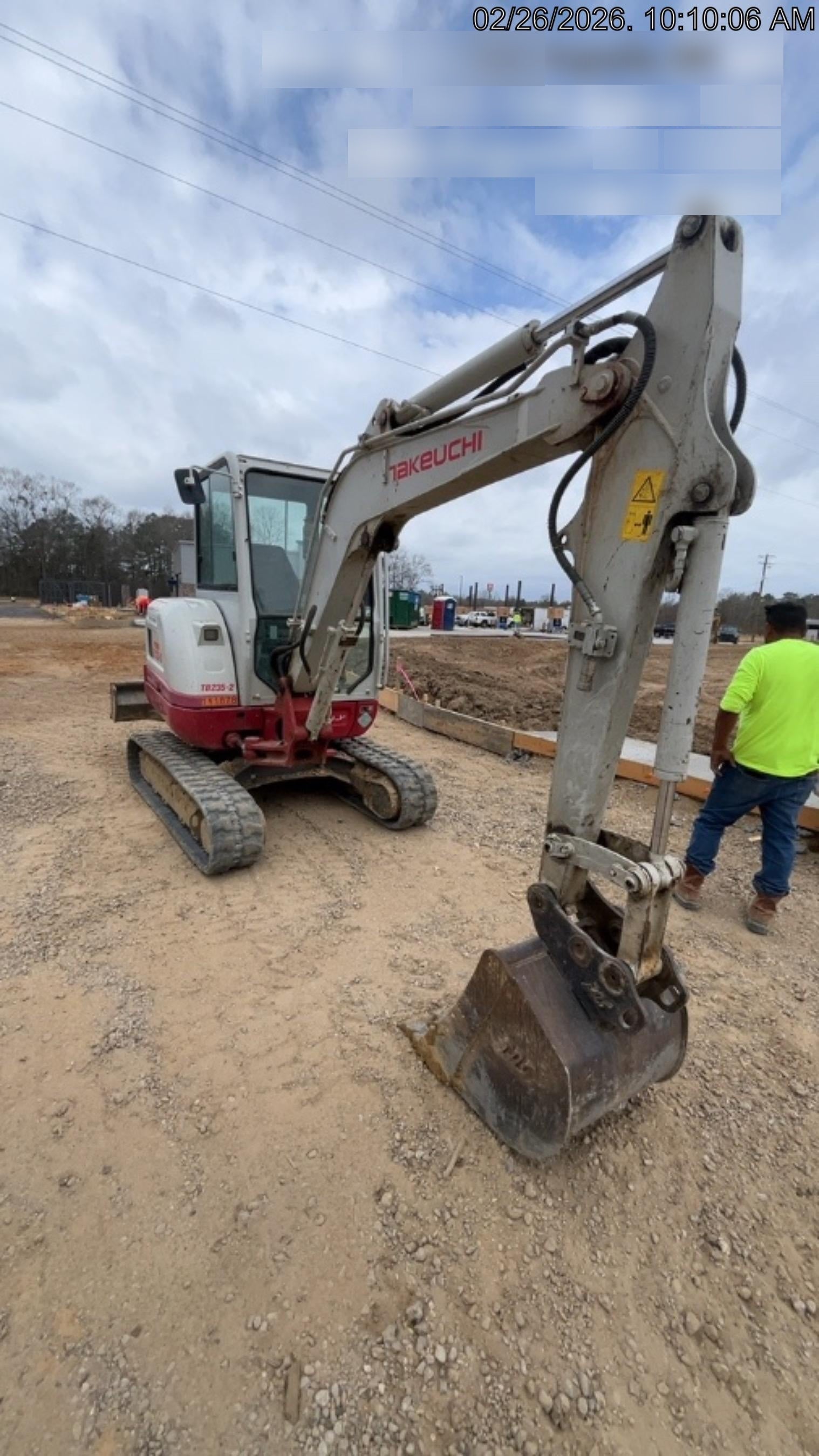 2020 Takeuchi TB-235-2CR Cab/Heat/Air, Rubber Tracks, Manual TAG QC