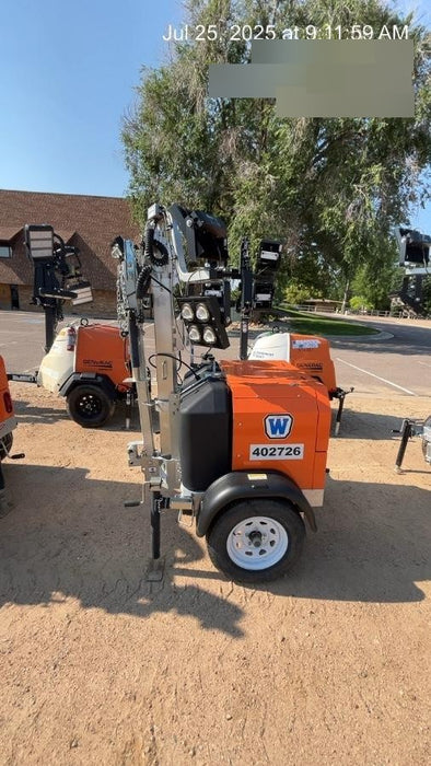 2024 Wanco WLTT-4MM4K Diesel, Deep Sea Controller, Shore Power Plug, Auto Start, (4) 350W LED Floodlights, 4kW Generator, 60 Gal Fuel Tank, 2" Ball, T3