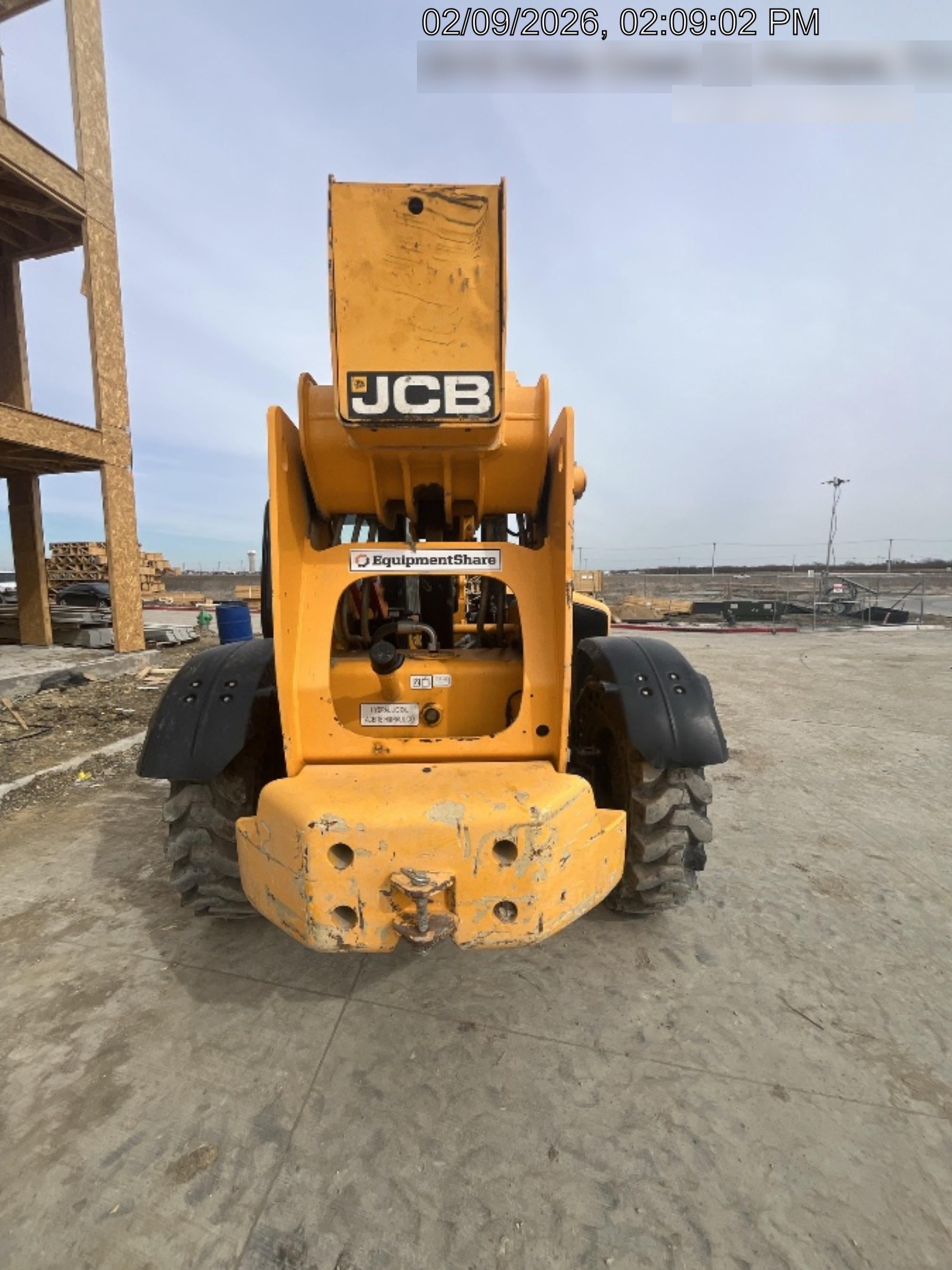 2019 JCB 510-56 Canopy, 74 HP, Solid Tires, STD Worklight, Beacon, Aux Hydraulics, Lifting Eye, Back up Alarm w/66" Carriage/60" Forks