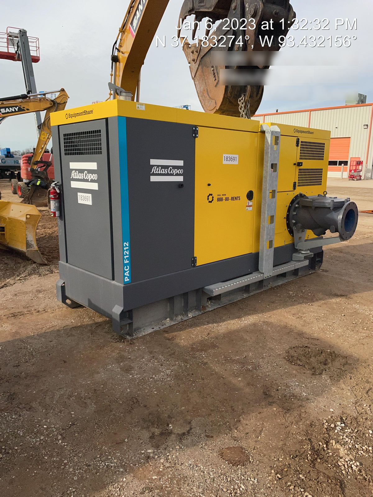 2021 ATLAS COPCO PAC F1212 JD-S