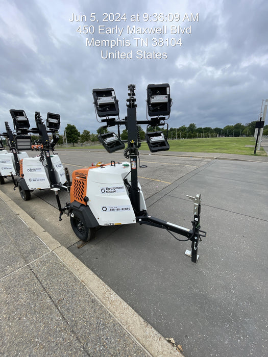 2024 Generac MLT2 Diesel, Flex Switch 120V Input, Powerzone Controller, 
(4) 320W LED Lights, 4kW Generator, 39.9 Gal Fuel Tank, 2" Ball, T3