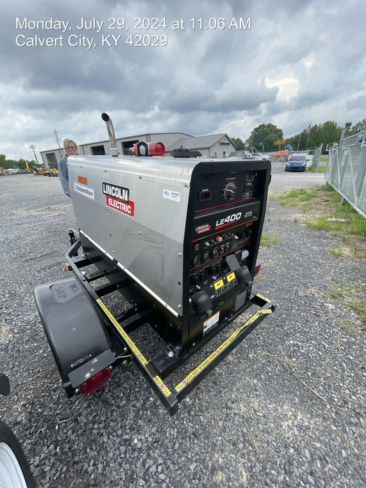 2024 Lincoln Electric LE400 Kubota V1505, Trlr, Cable Rack, Light Kit, ES Decals, T3