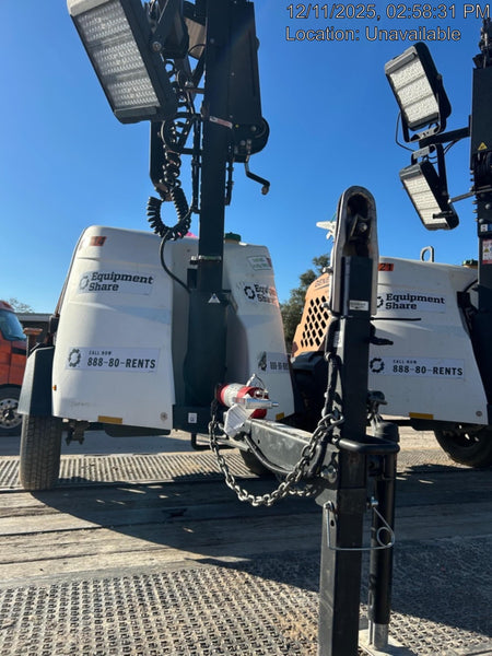 2023 Generac MLT2 Diesel, Flex Switch 120V Input, Powerzone Controller, 
(4) 320W LED Lights, 4kW Generator, 39.9 Gal Fuel Tank, 2" Ball, T3