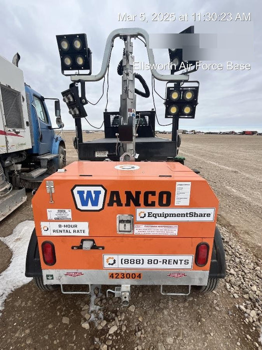 2024 Wanco WLTT-4MM4K Diesel, Deep Sea Controller, Shore Power Plug, Auto Start, (4) 350W LED Floodlights, 4kW Generator, 60 Gal Fuel Tank, 2" Ball, T3