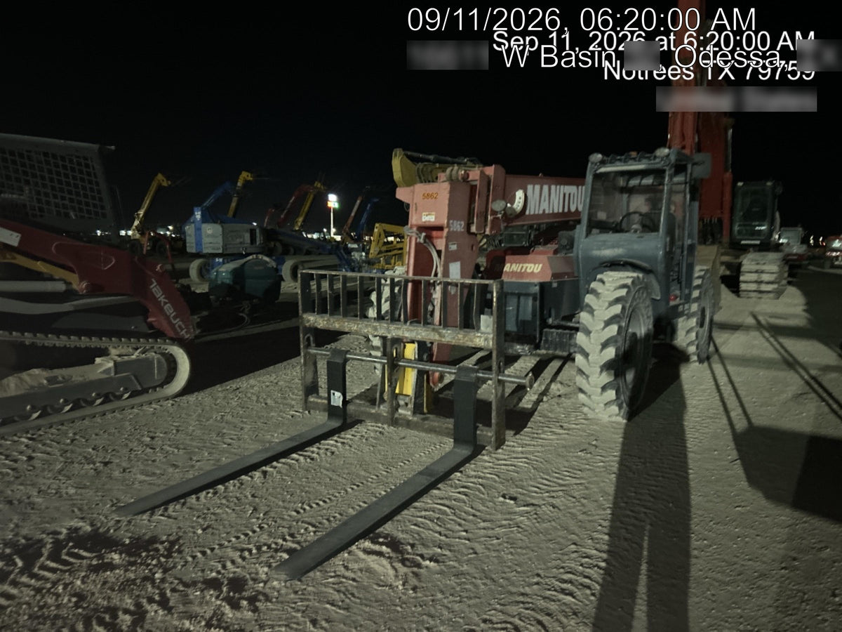 2018 Manitou 12042 Manitou MTA 12042, Solid Tires, 66" Carriage, Open ROPS, Flashing Beacon and Work Light Package
