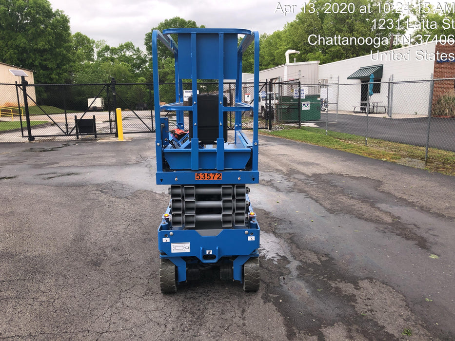 2019 Genie GS-1930 Fixed Rails with Chain Entry