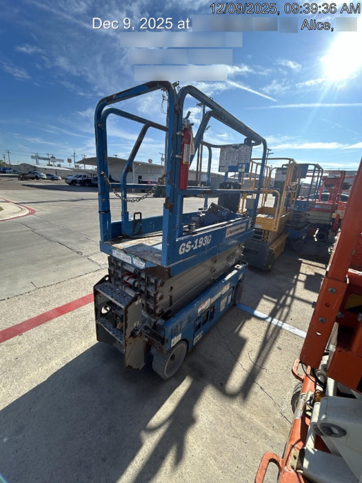 2018 Genie GS-1930 Genie GS-1930 Scissor Lift w/Standard Options