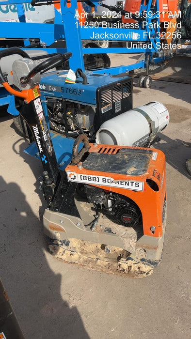 2023 Multiquip MV308GH Honda GX270, 18" Plate, Tachometer