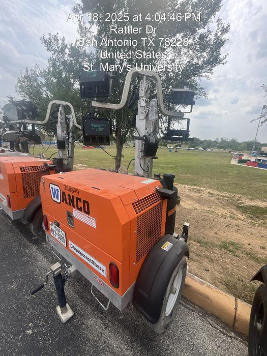 2024 Wanco WLTT-4MM4K Diesel, Deep Sea Controller, Shore Power Plug, Auto Start, (4) 350W LED Floodlights, 4kW Generator, 60 Gal Fuel Tank, 2" Ball, T3