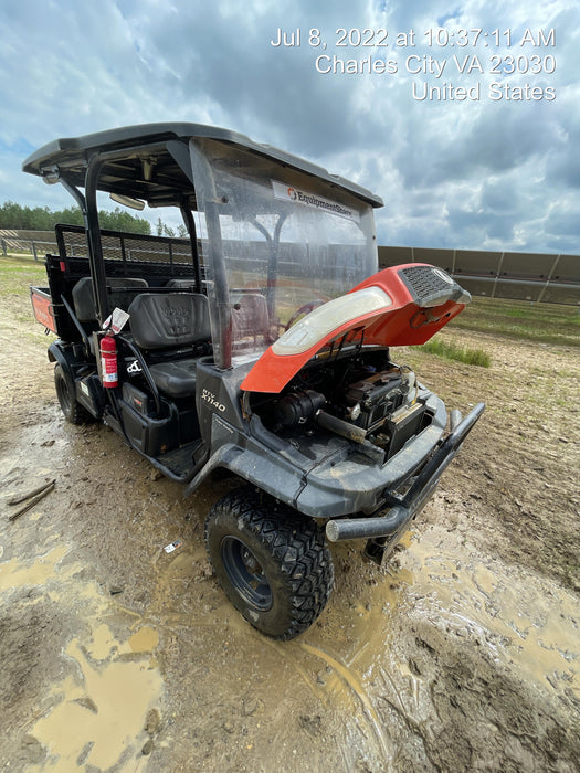 2021 Kubota RTV-X1140W-H Plastic Canopy, Windshield Acrylic Clear, LED Strobe Light, Wire Harness Kit, Back up Alarm