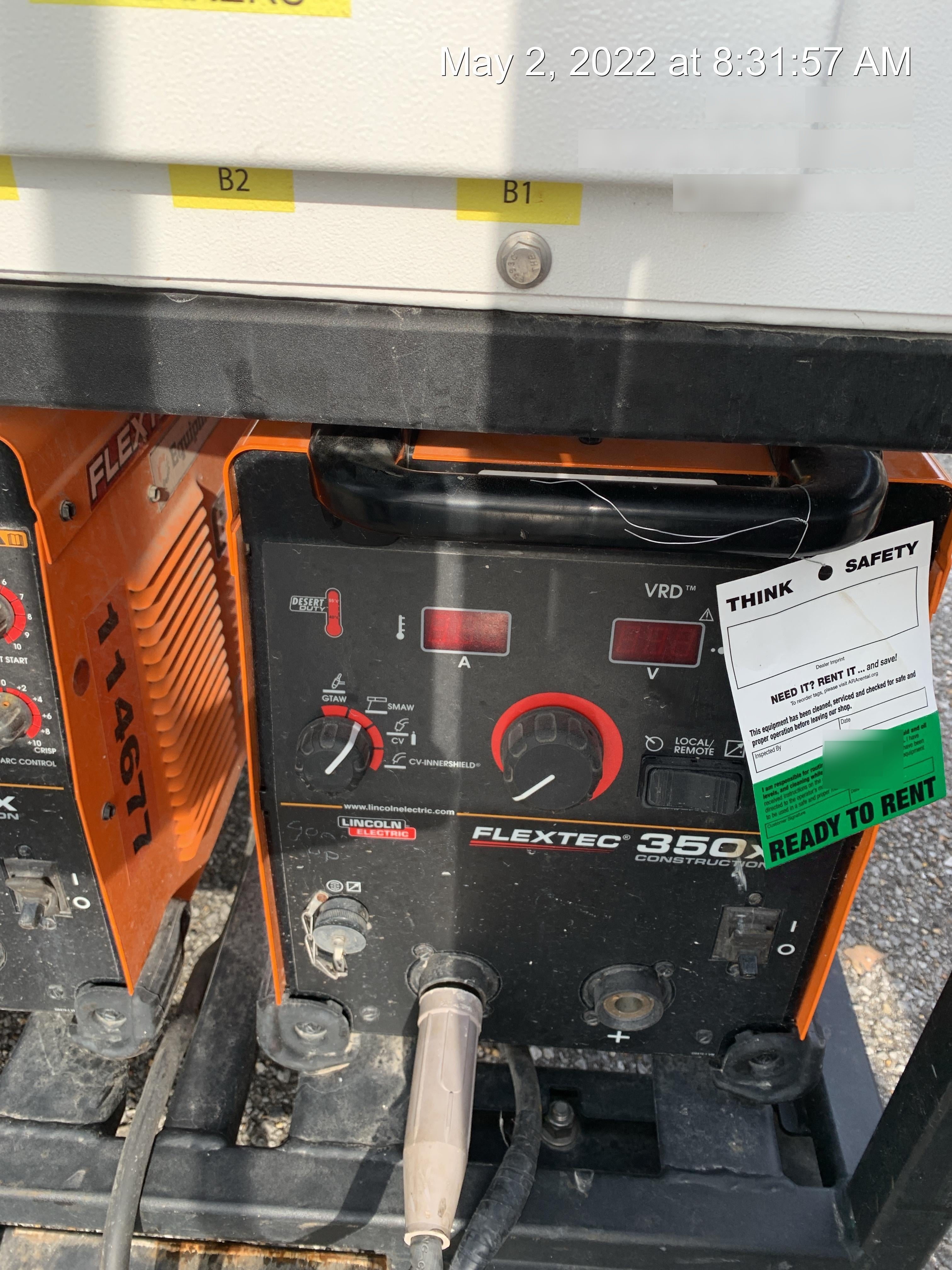 2020 LINCOLN ELECTRIC FLEXTEC 350X