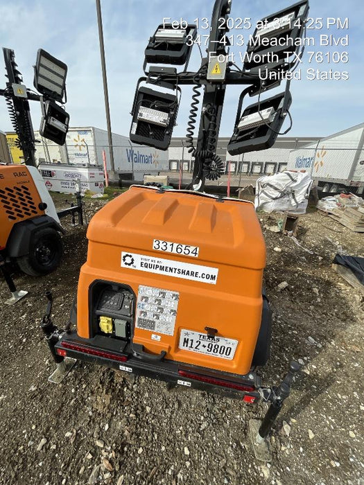 2023 Generac MLT2 Diesel, Flex Switch 120V Input, Powerzone Controller, (4) 320W LED Lights, 4kW Generator, 39.9 Gal Fuel Tank, 2" Ball, T3