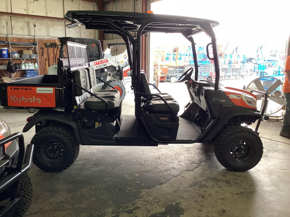 2021 Kubota RTV-X1140W-H Plastic Canopy, Windshield Acrylic Clear, LED Strobe Light, Wire Harness Kit, Back up Alarm