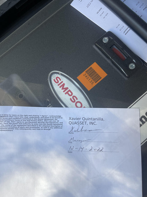 2022 SIMPSON SCGH5500