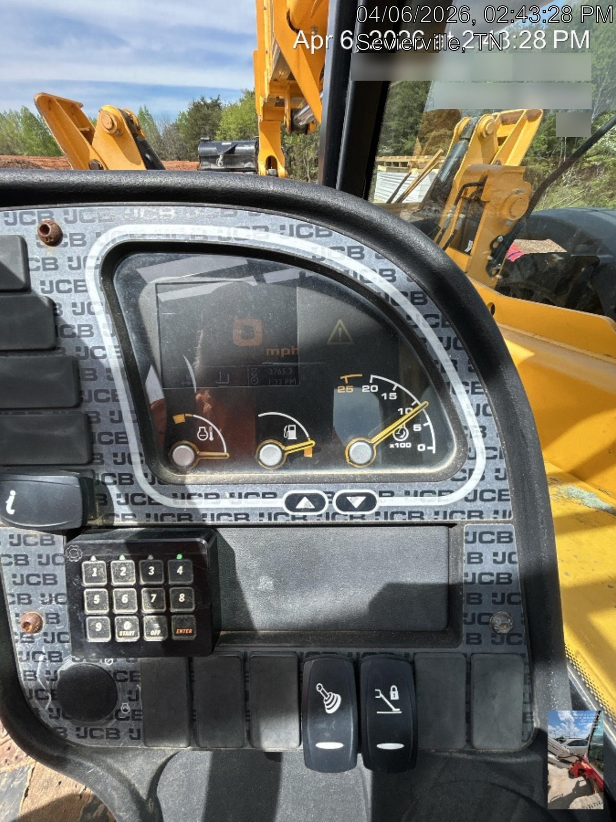 2020 JCB 510-56 Canopy, Solid Tires, Work Lights, Beacon, Aux Hydraulics, Back up Alarm, Lifting Eye, ES Decals
