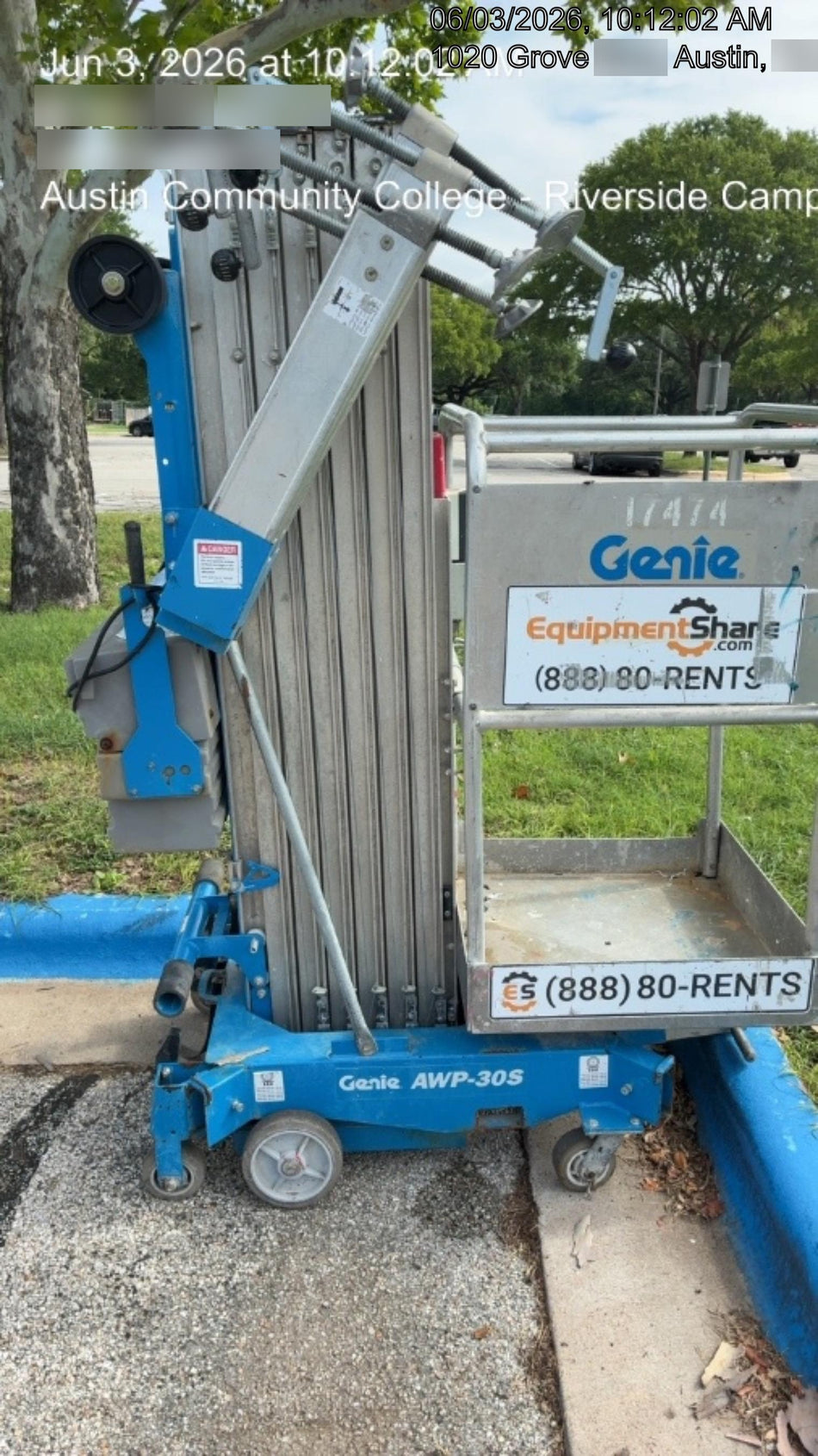 2018 GENIE AWP-30S