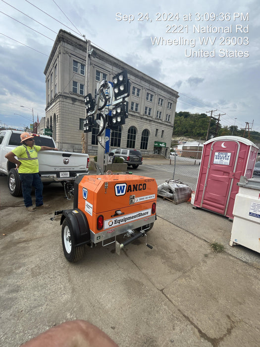 2024 Wanco WLTT-4MM4K Diesel, Deep Sea Controller, Shore Power Plug, Auto Start, (4) 350W LED Floodlights, 4kW Generator, 60 Gal Fuel Tank, 2" Ball, T3