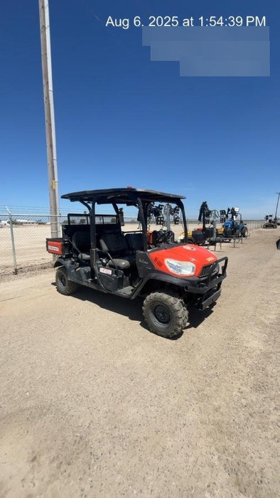 2021 Kubota RTV-X1140W-H Plastic Canopy, Windshield Acrylic Clear, LED Strobe Light, Wire Harness Kit, Back up Alarm