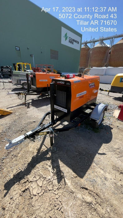 2022 Lincoln Electric LE400 Kubota V1505, Trlr, Cable Rack, Light Kit, ES Decals, T3