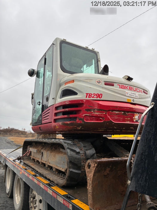 2020 Takeuchi TB290C Cab/Heat/Air, Rubber Tracks, Manual TAG QC