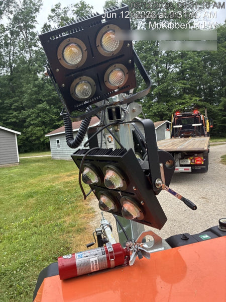 2024 Wanco WLTT-4MM4K Diesel, Deep Sea Controller, Shore Power Plug, Auto Start, (4) 350W LED Floodlights, 4kW Generator, 60 Gal Fuel Tank, 2" Ball, T3