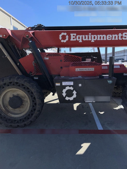 2019 Manitou MTA10055 Canopy, 120 HP, Solid Tires, Work Lights, Lift Hook, Auxiliary Hydraulics 66" Carriage and 60" Forks