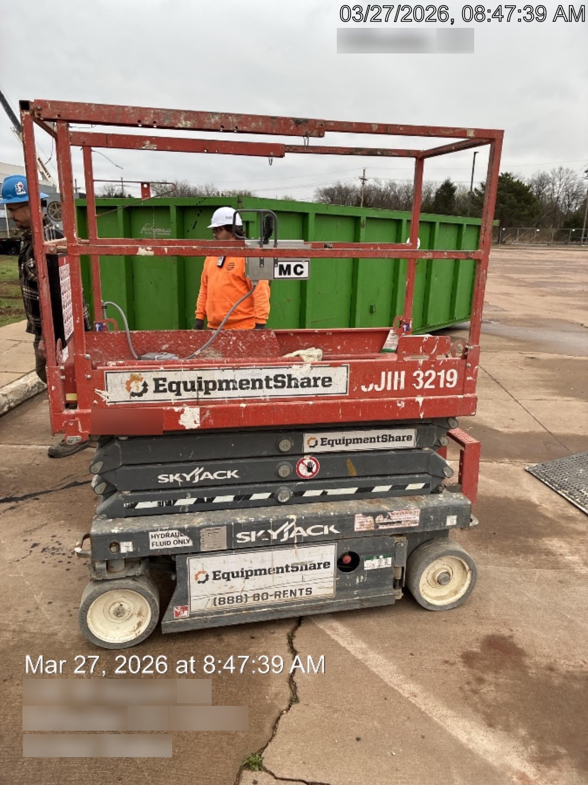 2019 Skyjack SJIII-3219 Standard w/Trojan Batteries