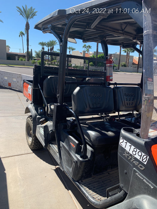 2022 Kubota RTV-X1140W-H Plastic Canopy, Windshield Acrylic Clear, LED Strobe Light, Wire Harness Kit, Back up Alarm